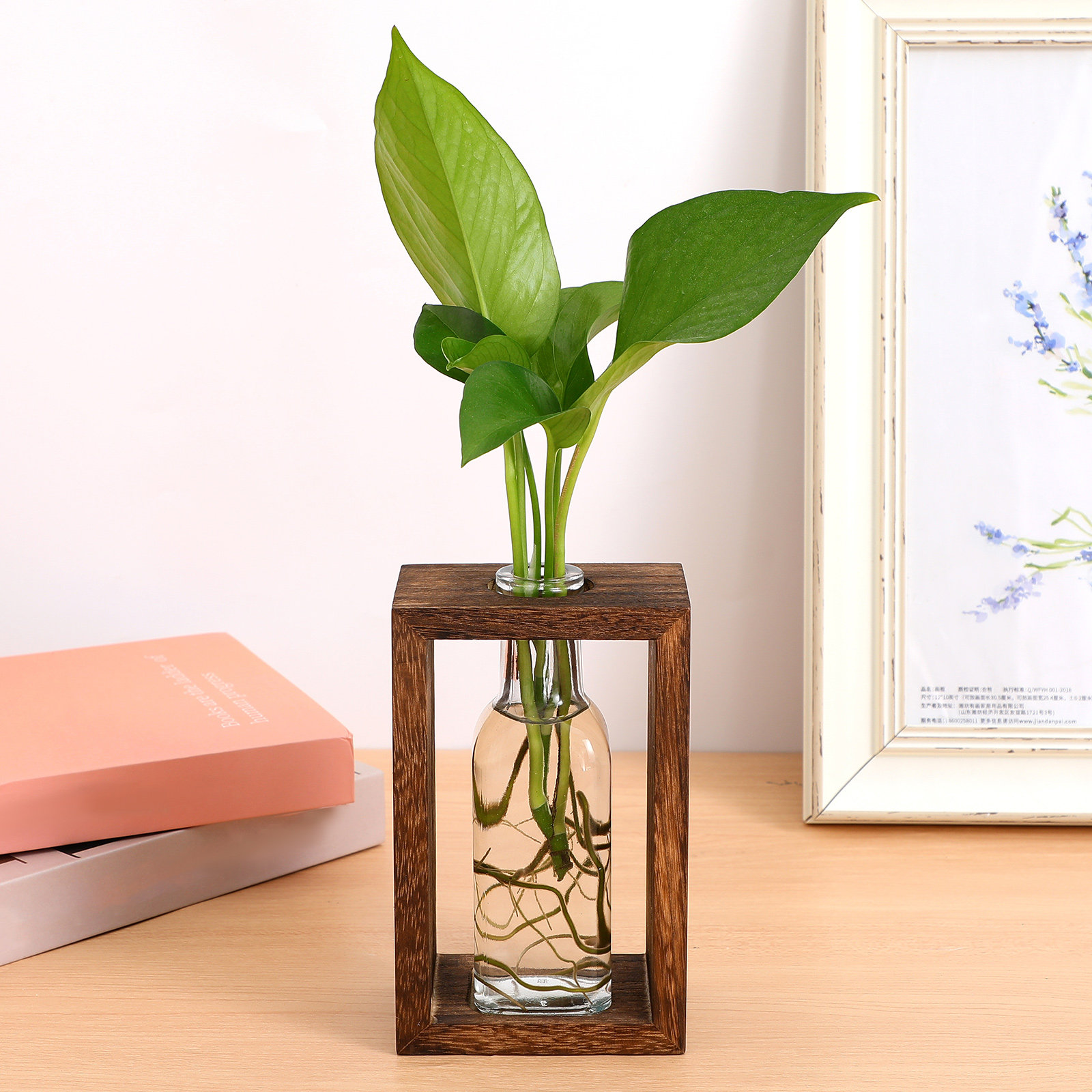 Propagation Station Vase - 1세트 나무 수경재배 식물 번식 스테이션