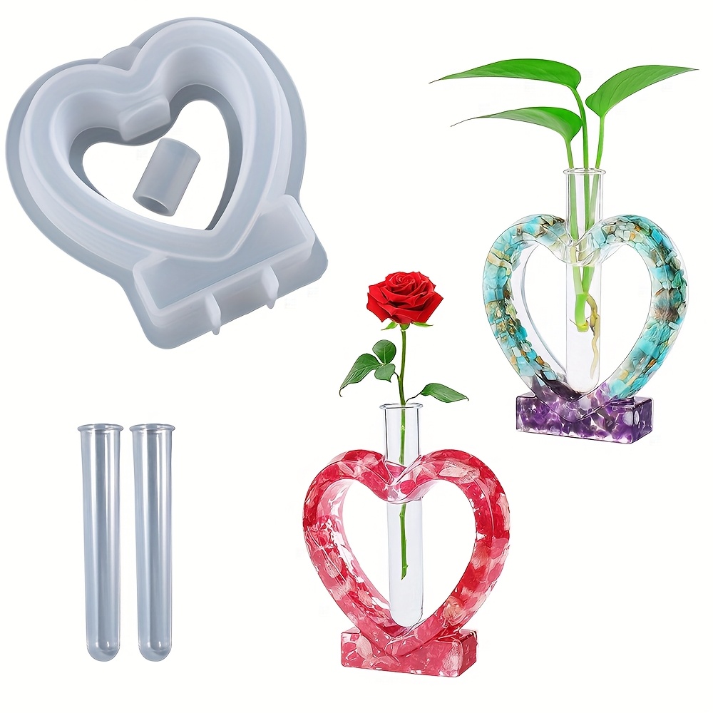 양초 실리콘 몰드, 하트 모양 꽃병 실리콘 몰드, 식물 - Propagation Station Vase 리뷰 및 가격