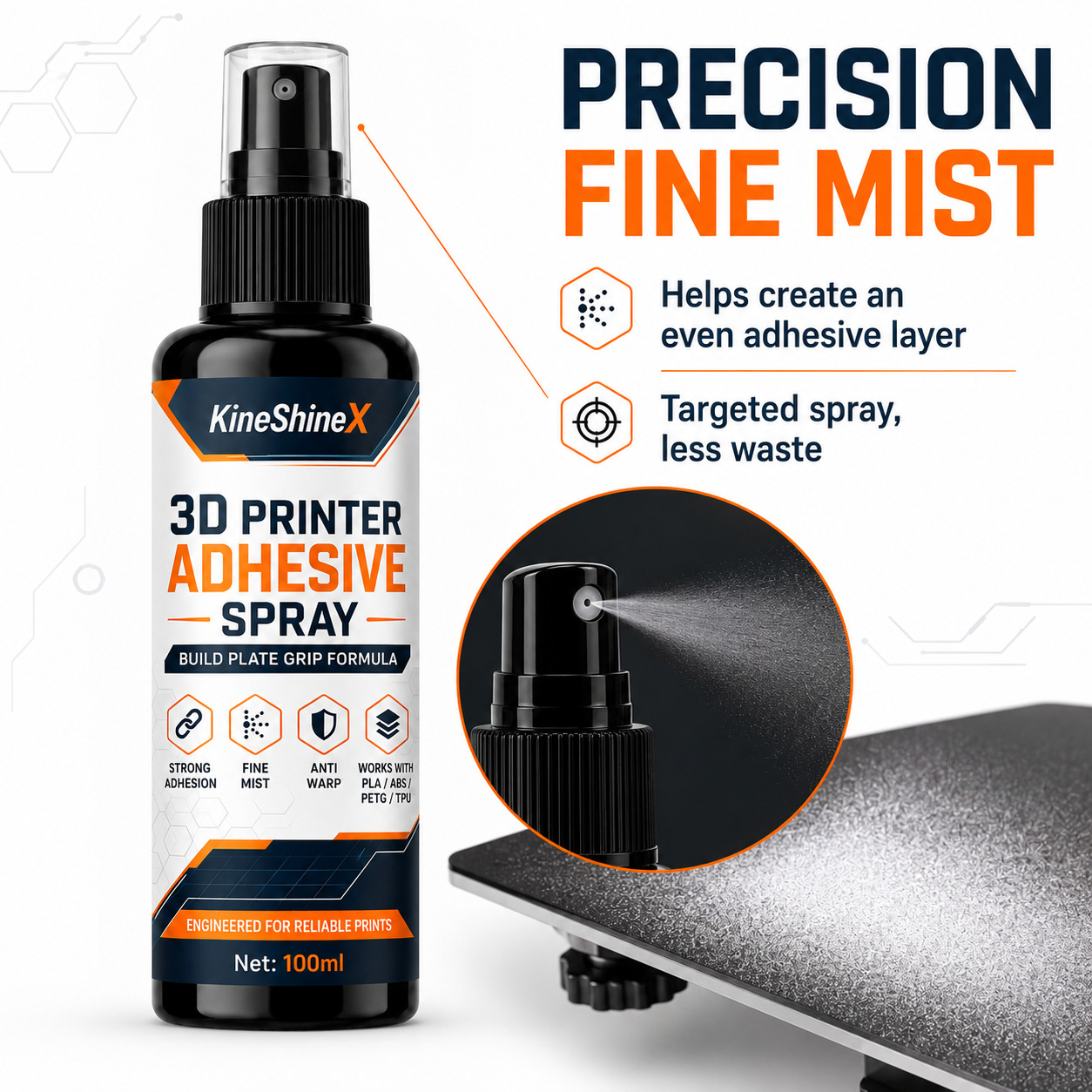 3D 프린터 접착 스프레이 100/200ML 빌드 플레 - Misting Bottle Fine 리뷰 및 가격