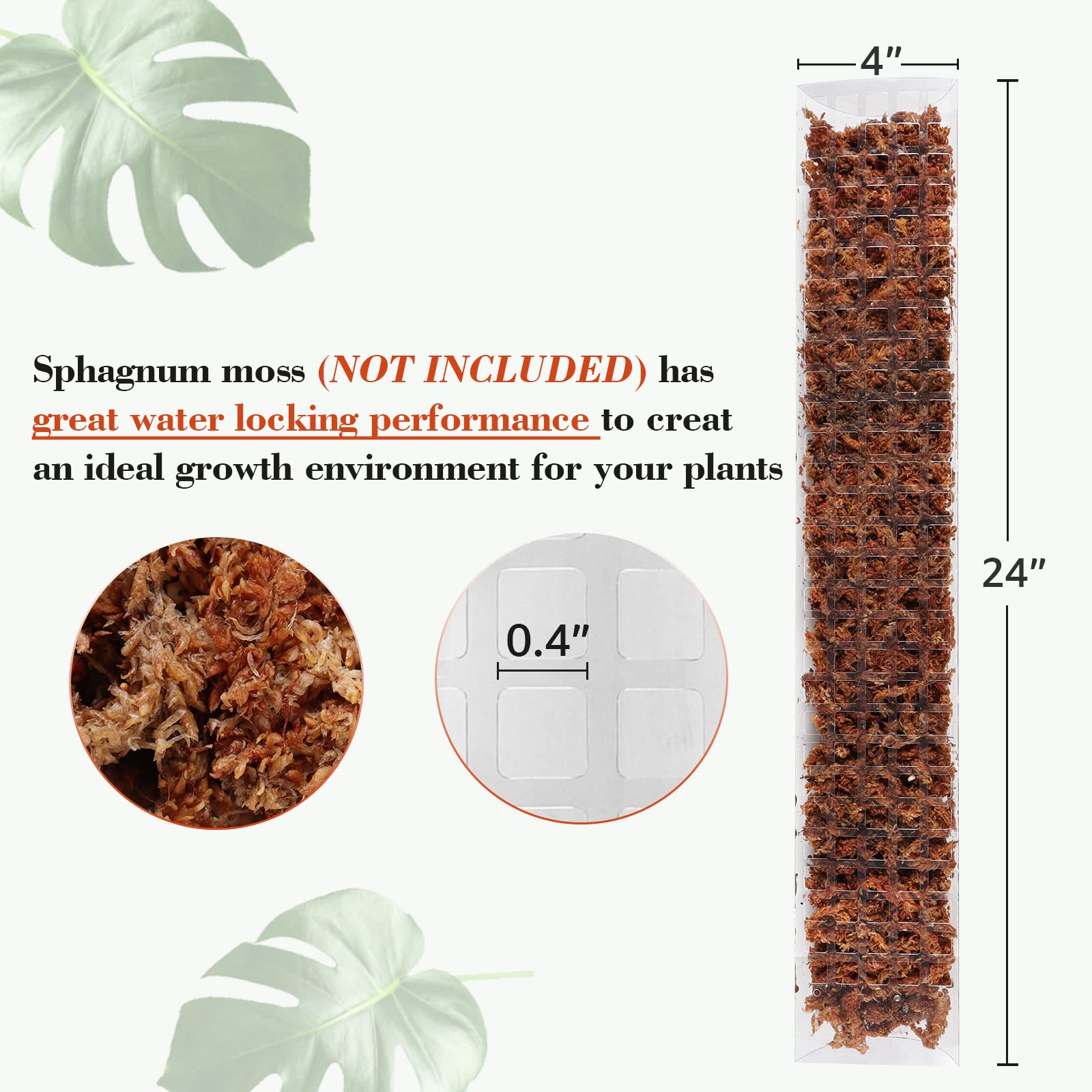 2/4/6Pcs 이끼 극 플라스틱 식물 스탠드 실내 등 - Sphagnum Moss Dry 리뷰 및 가격